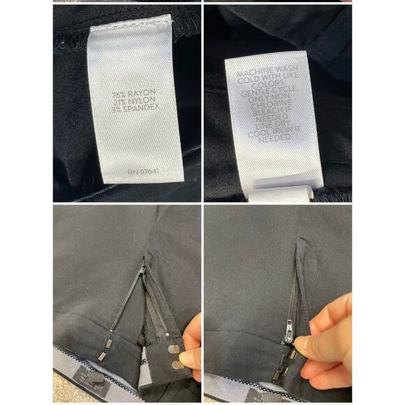 J. jill womens wearever collection refined woven trouser sz 4 business casual - Picture 10 of 12